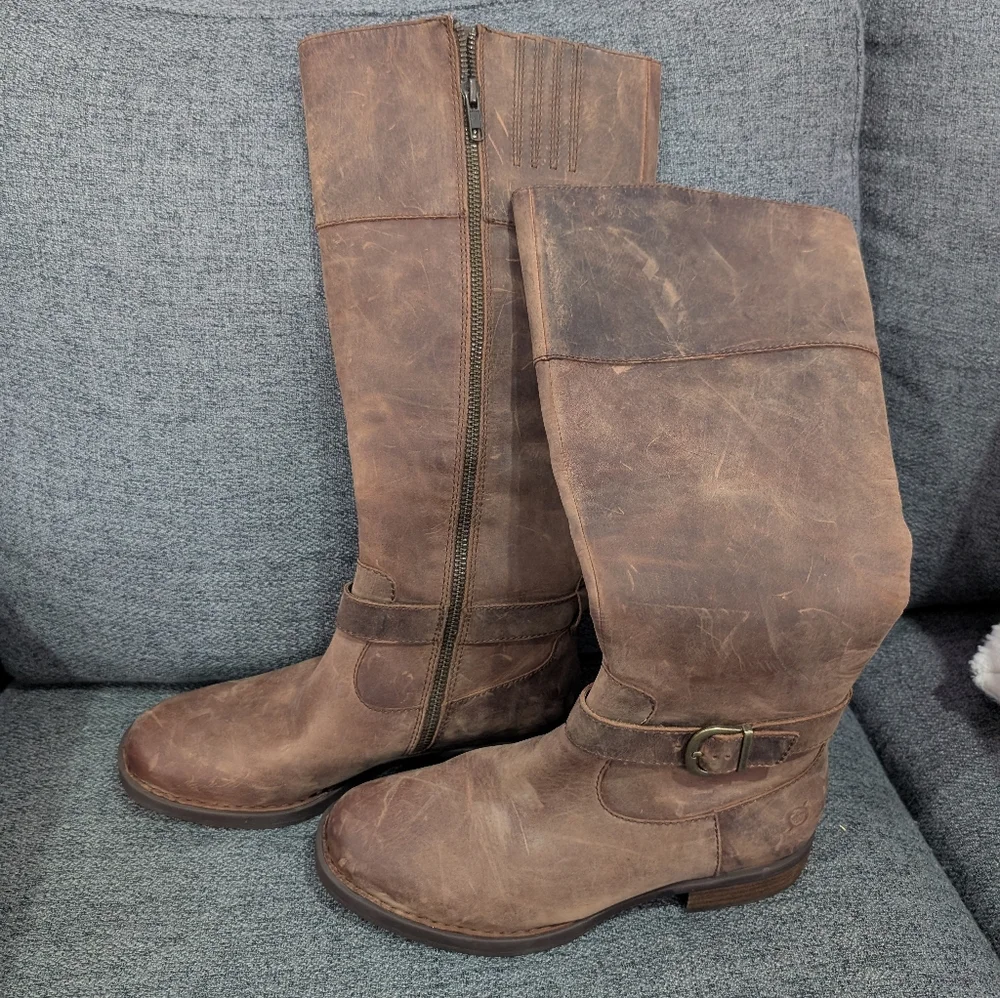 Born Braydon II Women's Brown Leather Boots
